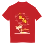 Tee-shirt homme Gila974 Réunion Couleur : Rouge