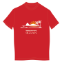 T-shirt homme indian ocean live&love Couleur : Rouge