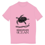 T-shirt homme tortue1 indian ocean live&love Couleur : Rose