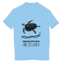 T-shirt homme tortue1 indian ocean live&love Couleur : Bleu