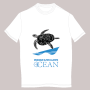 T-shirt homme tortue3 indian ocean live&love Couleur : Blanc