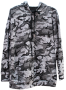 Sweat-shirt capuche motif camouflage Couleur : Blanc
